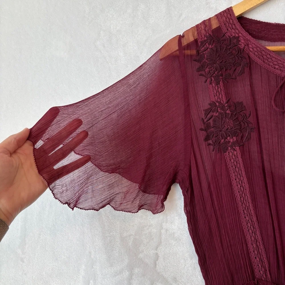 Sundance sheer Arolyn Dress size‎ small